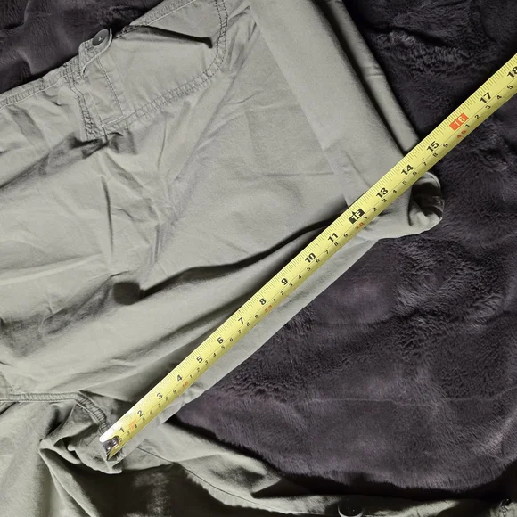 Lane Bryant Khaki Green Cargo Shorts Adjustable Length Plus Size 20 - Picture 7 of 8